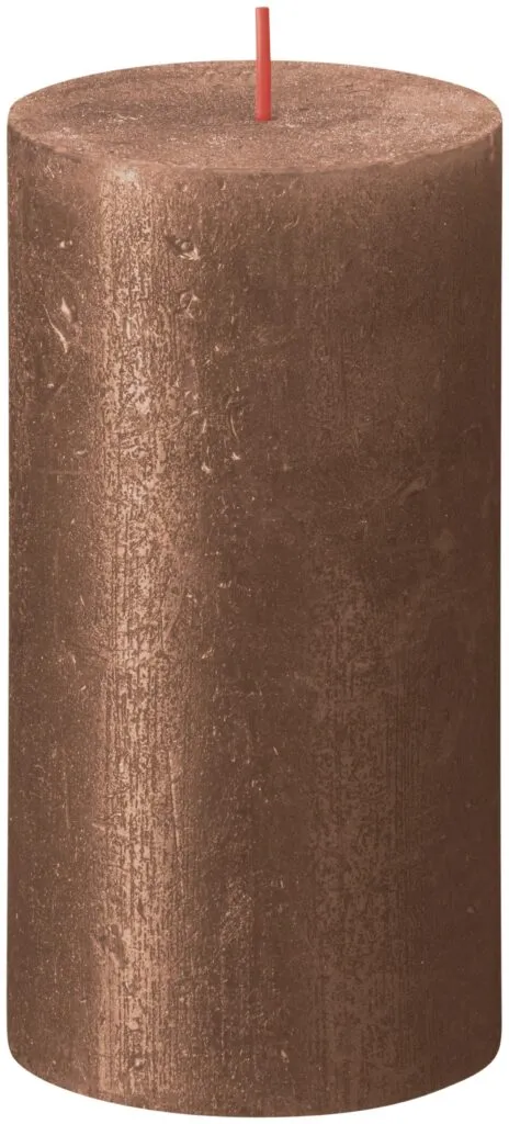 Bolsius Metallic Rustiekkaars 130/68 Koper (1 stuk)