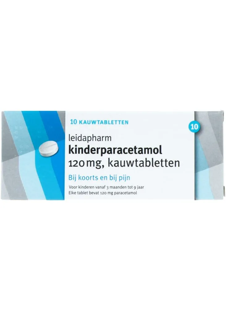 Leidapharm Kind Paracetamol 120mg (10 tabletten)