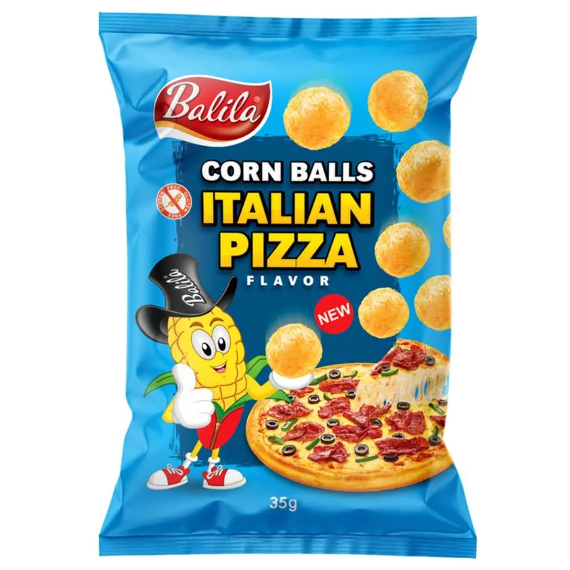 Balila Corn Balls Italian Pizza Glutenvrij (35 gr)
