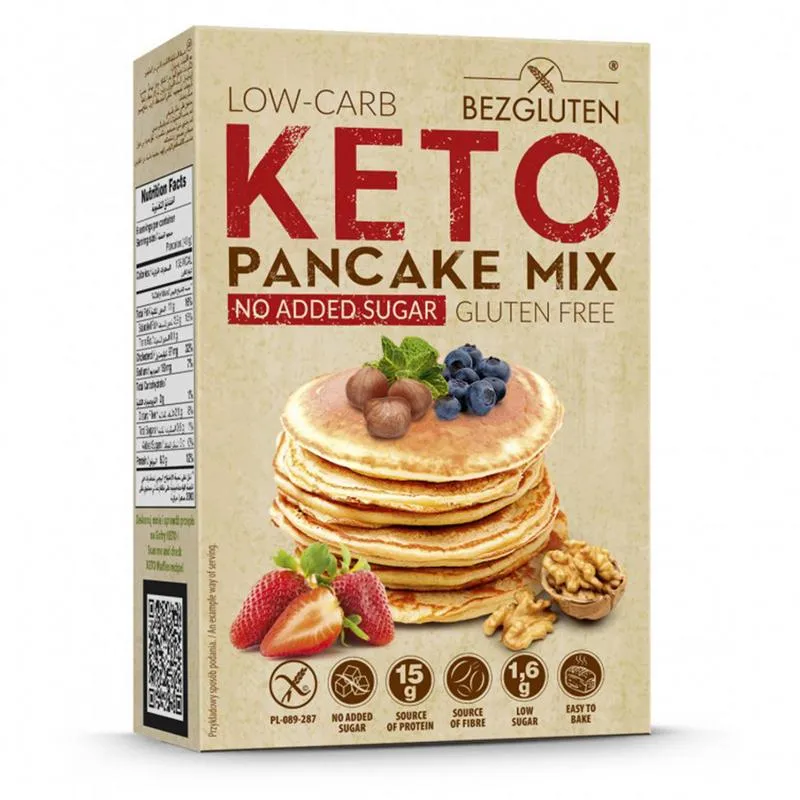 Bezgluten Pancake Mix Keto Glutenvrij (150 gr)