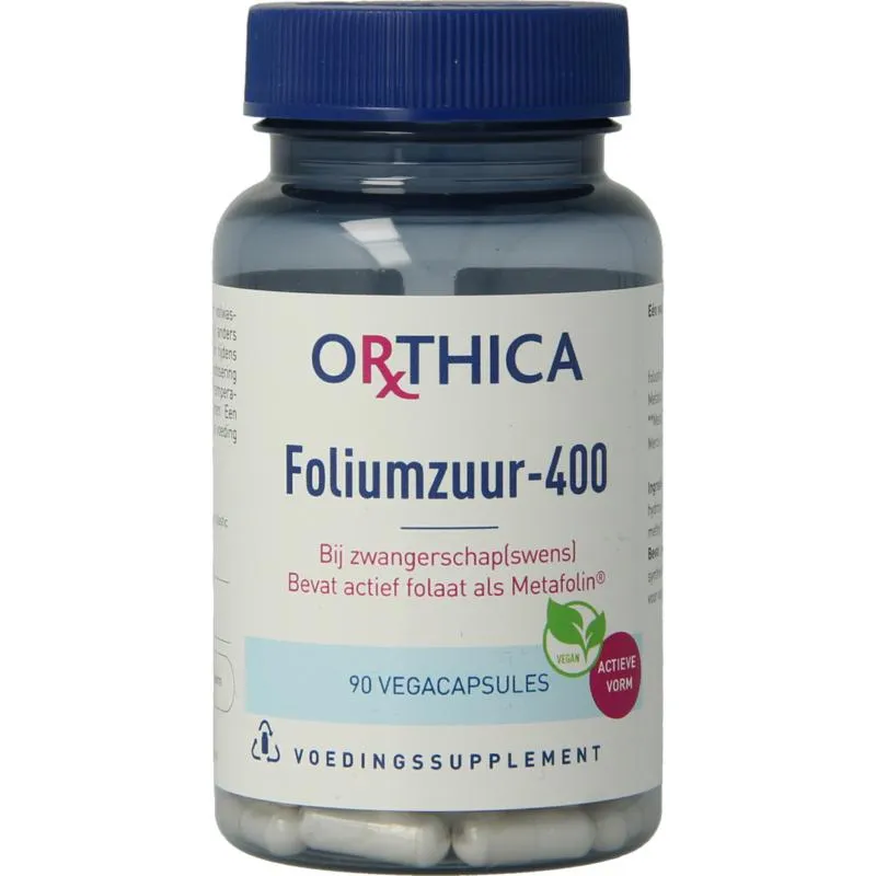 Orthica Foliumzuur 400 (90 vega capsules)