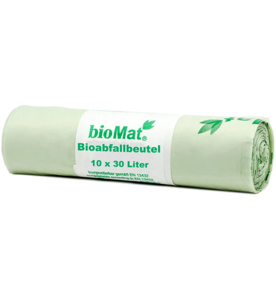Biomat Wastebag Compostable 30 Liter (10 stuks)
