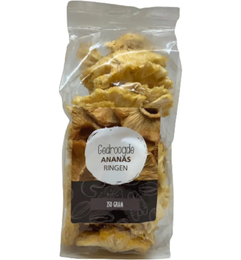 Mijnnatuurwinkel Ananas Ringen (250 gr)