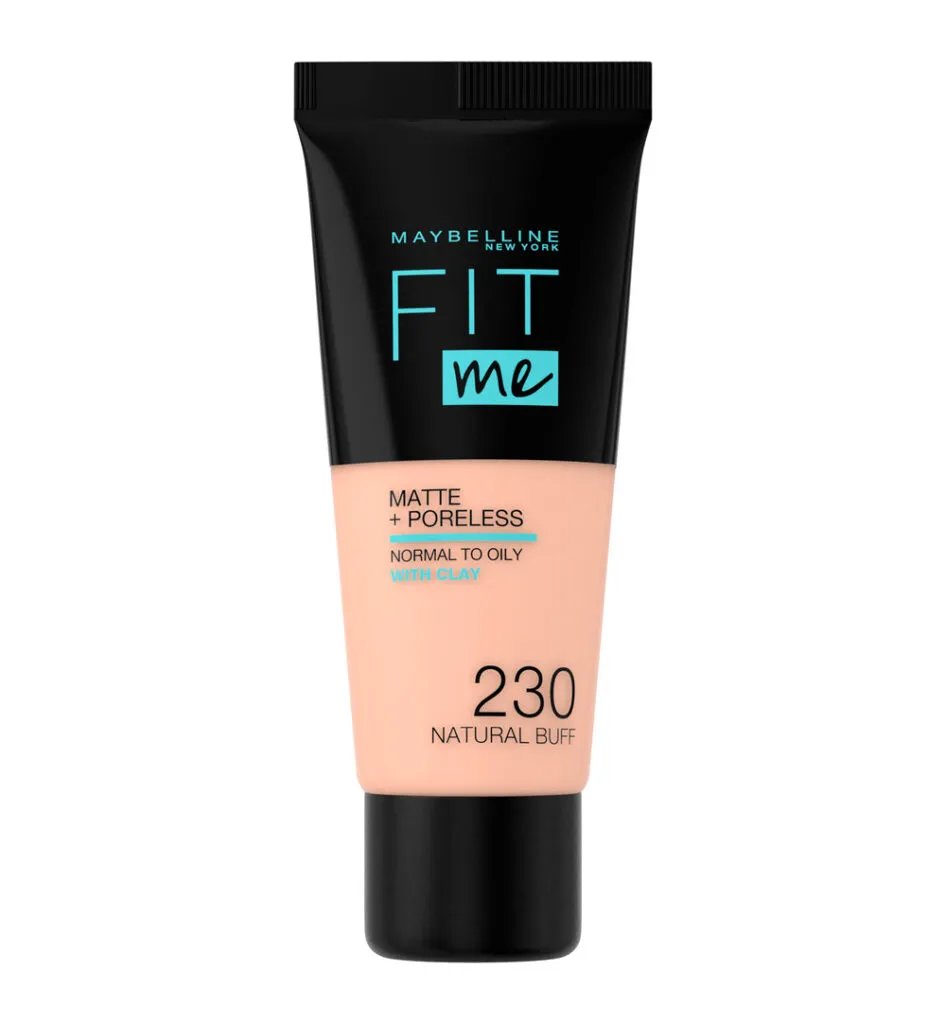Maybelline New York Fit Me matte & poreless foundation 230 nat buff (1 stuk)