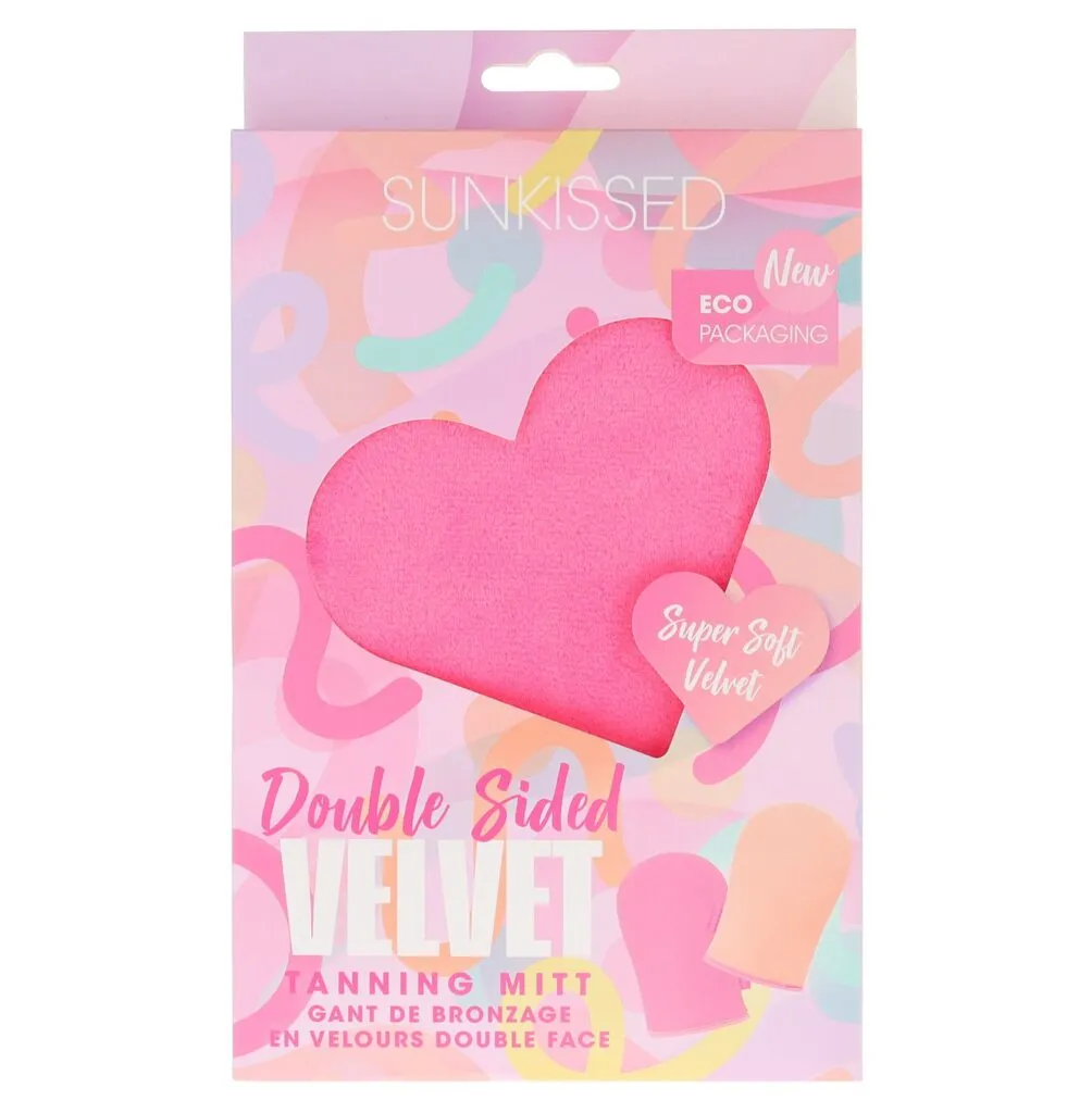 Sunkissed Double Sided Velvet Tanning Mitt (1 stuk)
