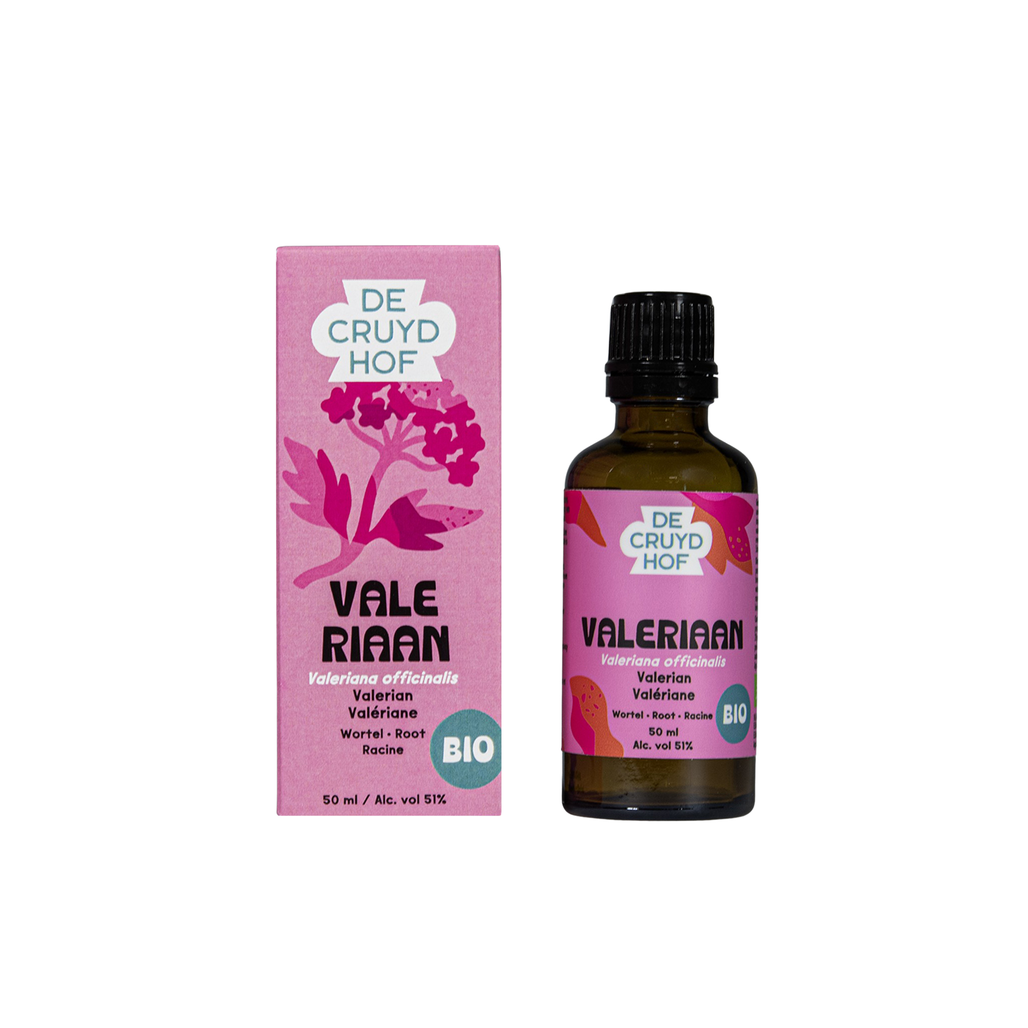 Cruydhof Valeriana Officinalis Rad /Valeriaan Bio (50 ml)