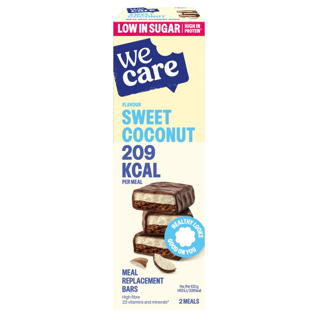 WeCare Bars Sweet Coconut (2 stuks)