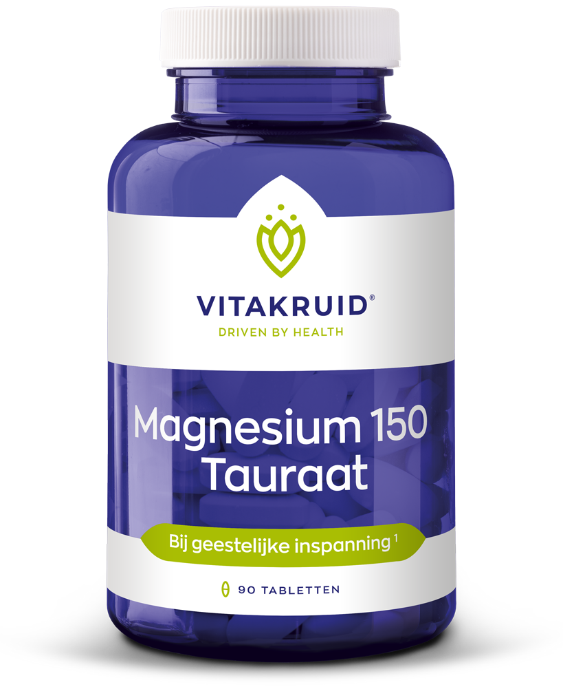 Vitakruid Magnesium 150 Tauraat (90 tabletten)