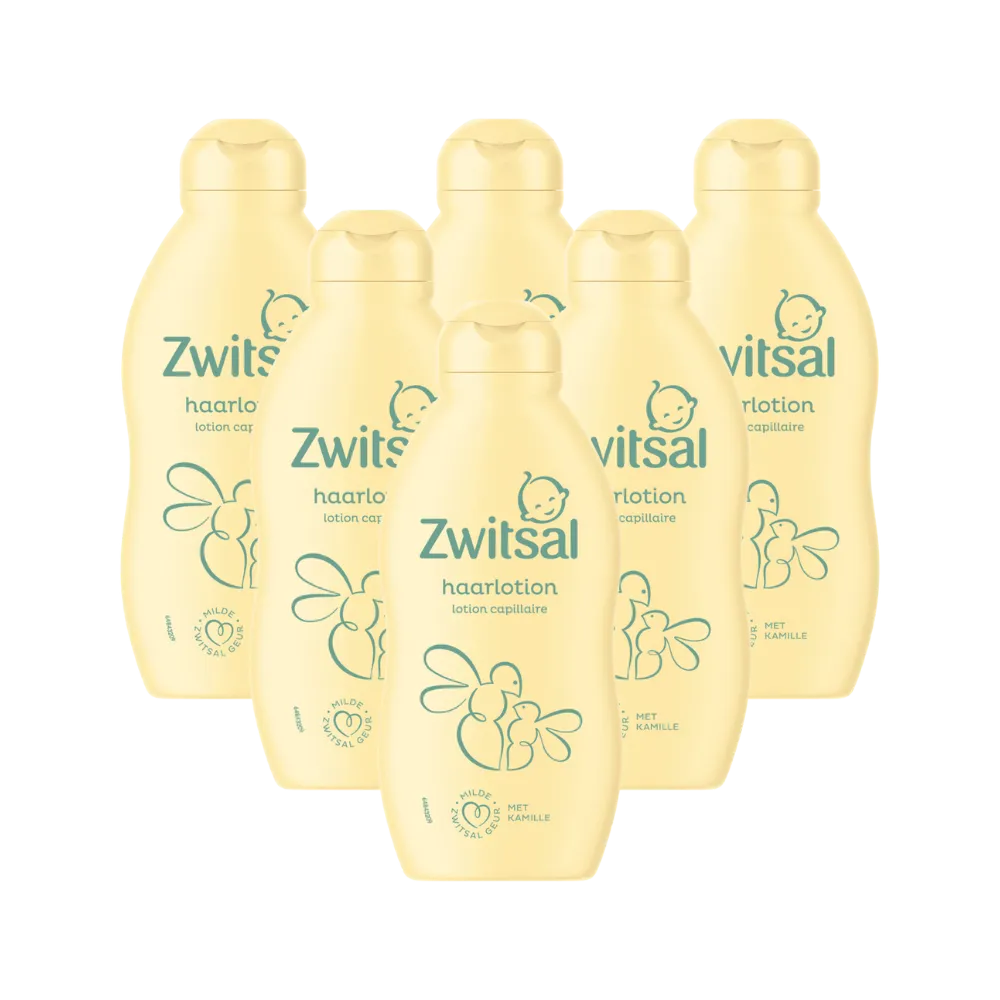 6x Zwitsal Haarlotion Goedemorgen (200 ml)