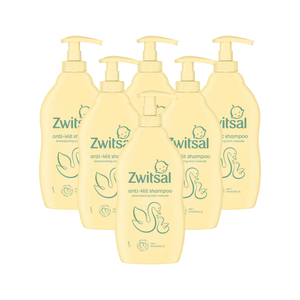 6x Zwitsal Shampoo Anti Klit (400 ml)