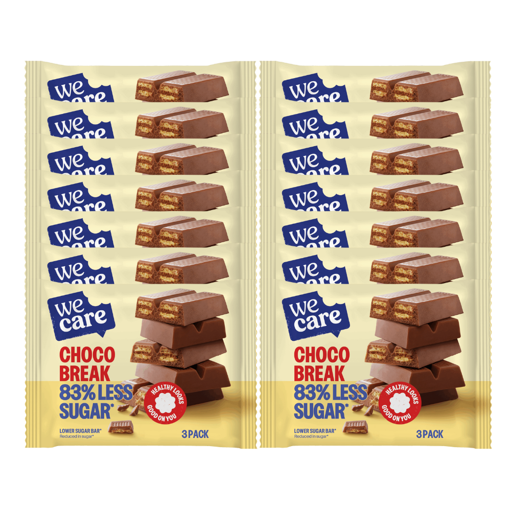 14x WeCare Bar Choco Break (3 x 21,5 gr)