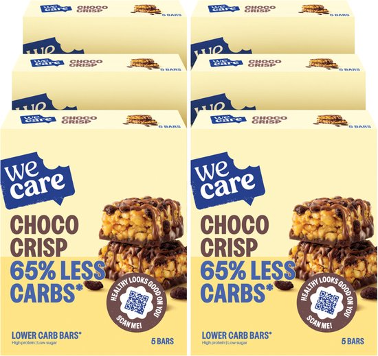 6x WeCare Bar Choco Crisp (5 x 30 gr)