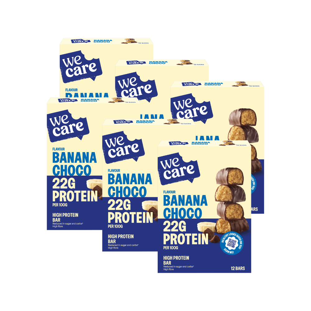 6x WeCare Bars Banana Choco (12 stuks)