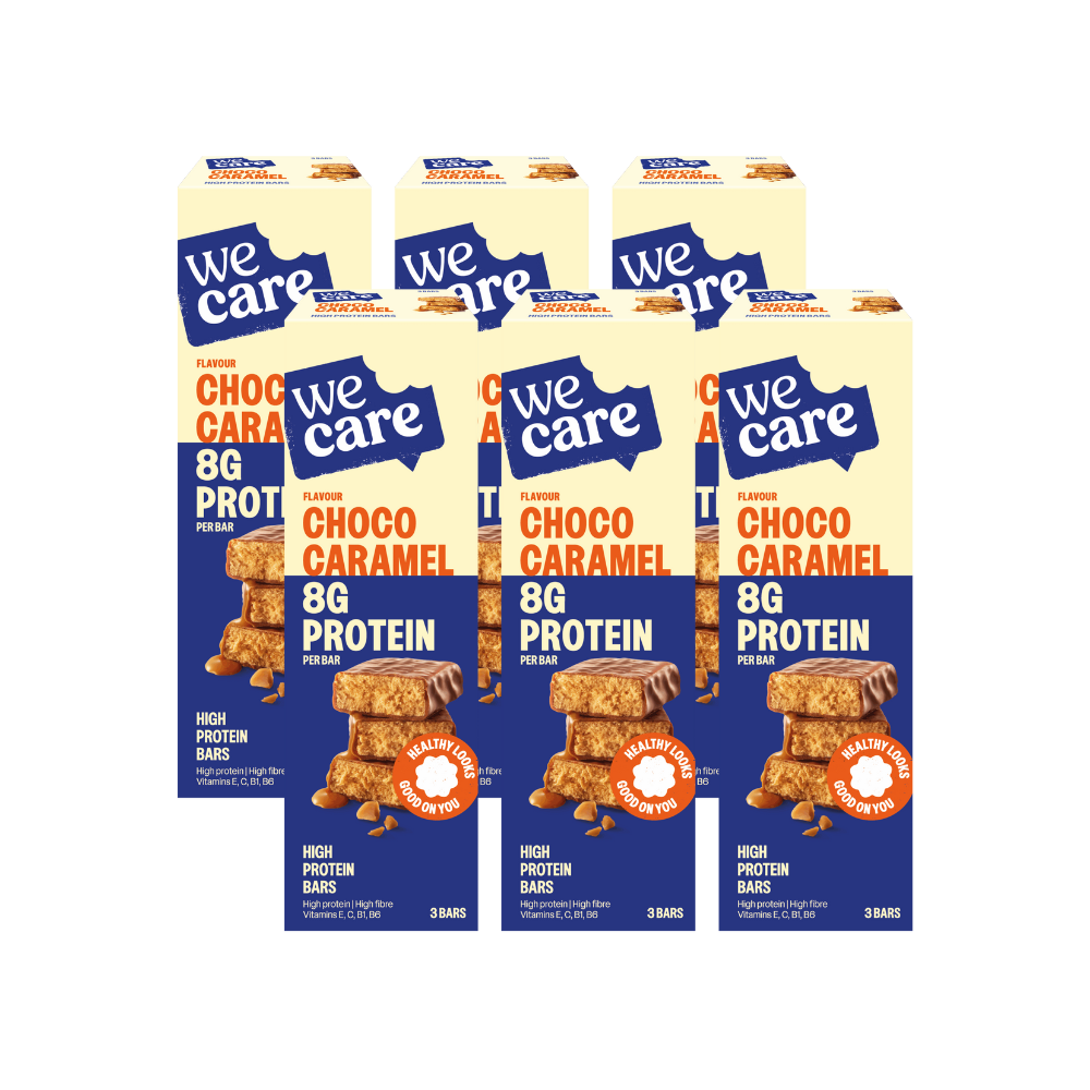 6x WeCare Bars Choco Caramel (3 pack)
