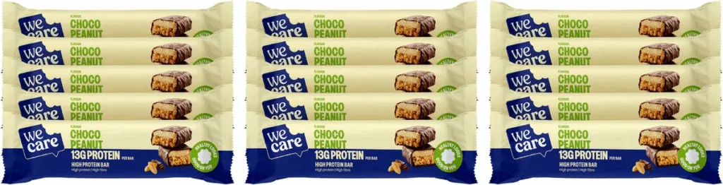 15x WeCare Bars Choco Peanut (45 gr)