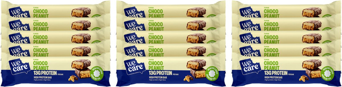 15x WeCare Bars Choco Peanut (45 gr)