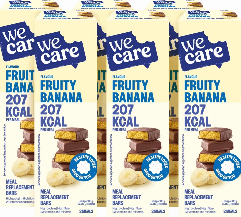 6x WeCare Bars Fruity Banana (116 gr)