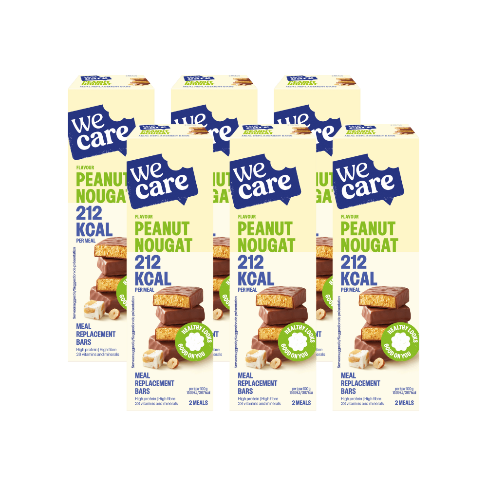 6x WeCare Bars Peanut Nougat 116 gr