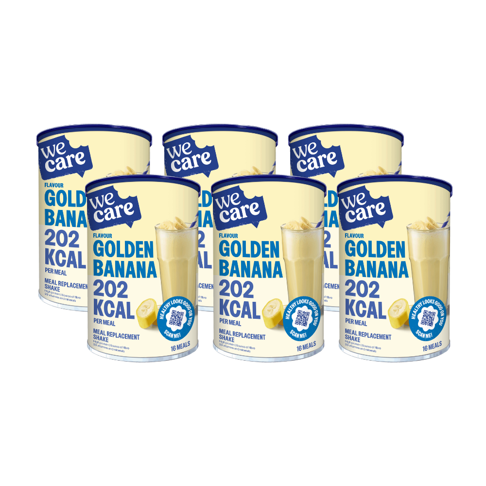 6x WeCare Shake Golden Banana (436 gr)