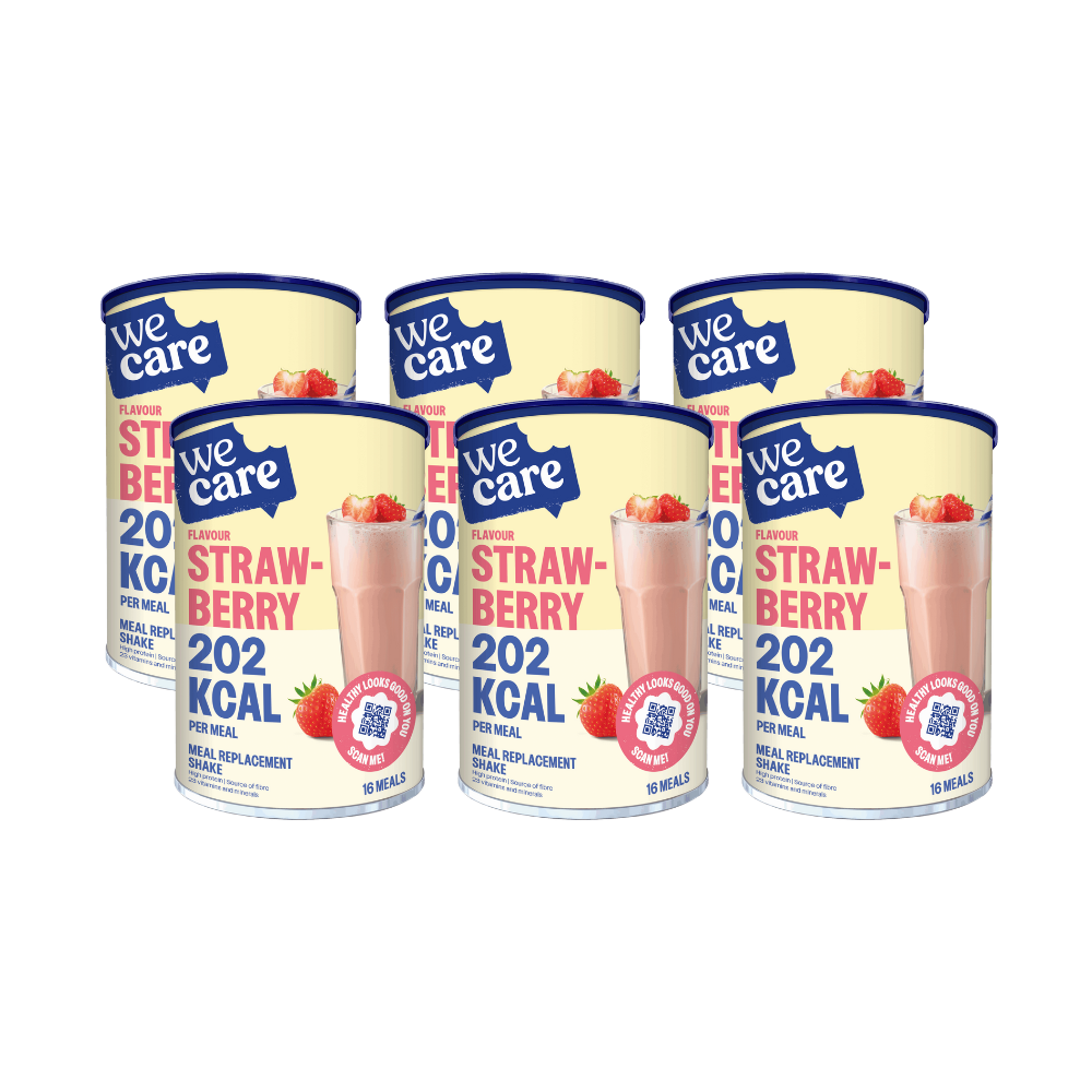 6x WeCare Shake Strawberry (436 gr)
