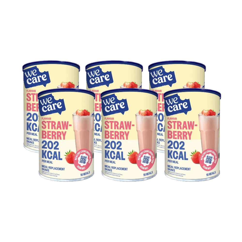 6x WeCare Shake Strawberry (436 gr)