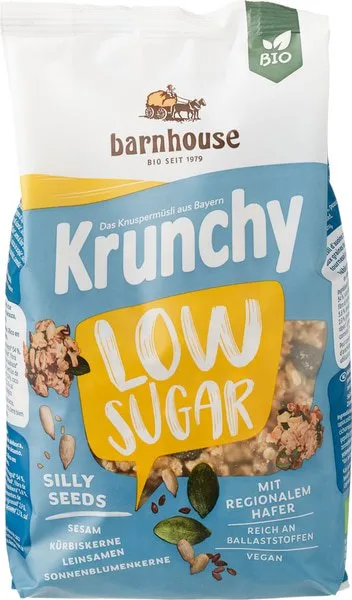 Barnhouse Muesli Silly Seeds Low Sugar Krunchy (375 gr)