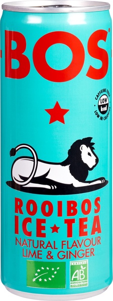 BOS Icetea Lime & Ginger (250 ml)