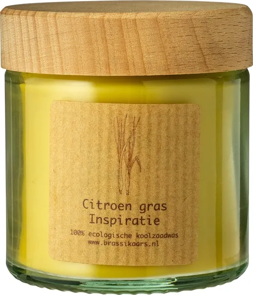Brassikaarsen Kaars Potje Citroengras (1 stuk)