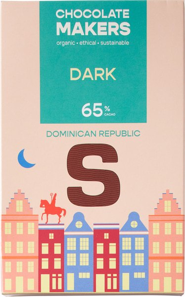 Chocolatemakers Chocolade Letter 65% Puur (100 gr)