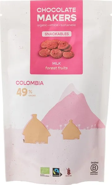 Chocolatemakers Snackables Bosvruchten (100 gr)