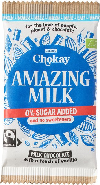 Chokay Melkchocolade No Sugar Added (70 gr)
