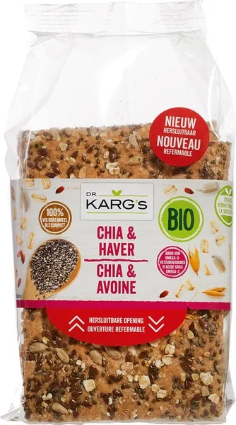 Dr. Karg's Crackers Chia-Oats (200 gr)