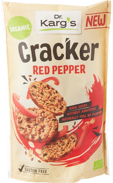 Dr. Karg's Crackers Rode Paprika (85 gr)