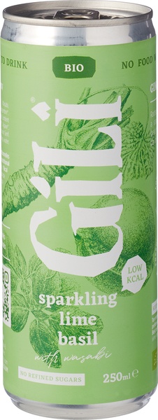 Gili Frisdrank Basilicum Limoen (250 ml)