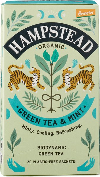 Hampstead Tea Groene Thee Met Munt (40 gr)