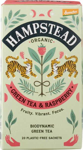 Hampstead Tea Groene Thee Met Framboos (40 gr)