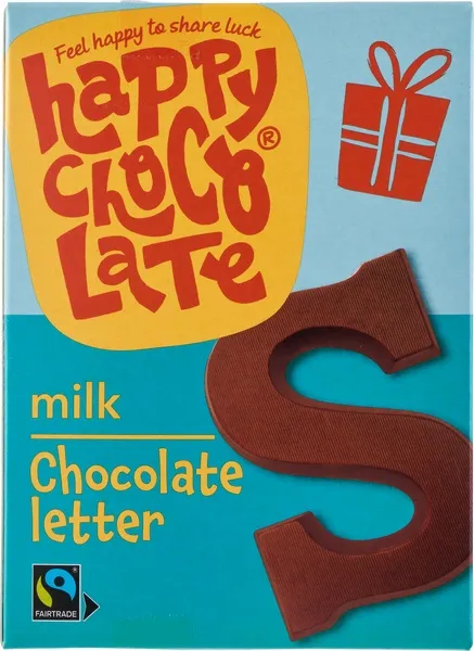 Happy Chocolate Chocoladeletter S Melk (130 gr)