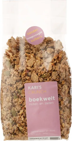 Kari's Crunch Granola Boekweit Noten Zaden (330 gr)