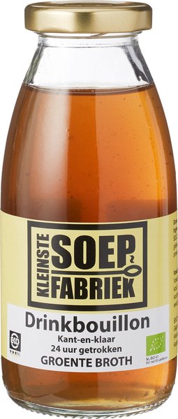 Kleinstesoepfabriek Drinkbouillon Groente (245 ml)