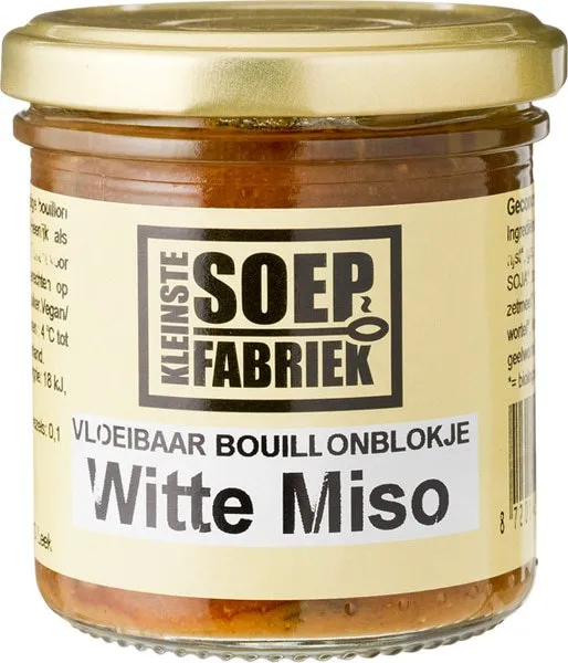 Kleinstesoepfabriek Bouillonblokje Vloeibaar Miso (150 ml)