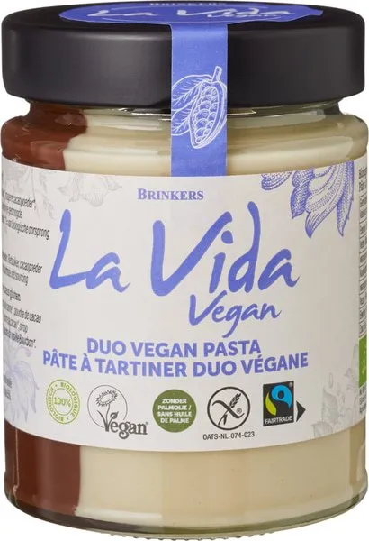 La Vida Vegan Chocoladepasta Duo (270 gr)