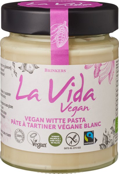 La Vida Vegan Chocoladepasta Wit (270 gr)