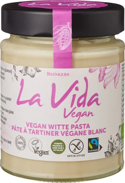 La Vida Vegan Chocoladepasta Wit (270 gr)