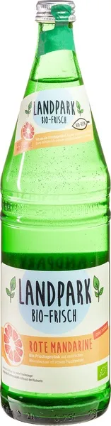 Landpark Bio-quelle Mineraalwater Koolzuur, Rode Mandarijn (750 ml)