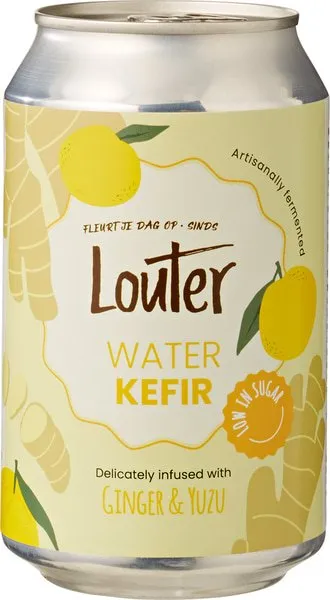 Louter Waterkefir Gember & Yuzu (330 ml)