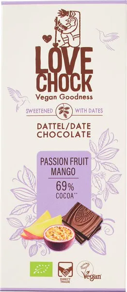 Lovechock Pure Chocolade Passiefruit (70 gr)