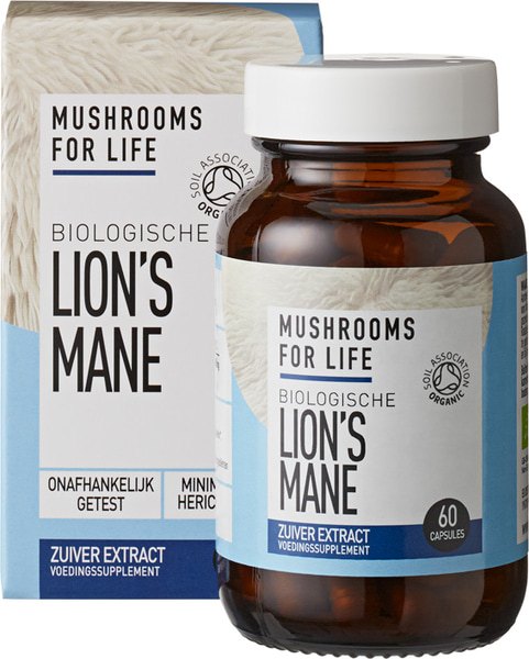 Mushrooms for life Lion'S Mane Capsules (60 stuks)