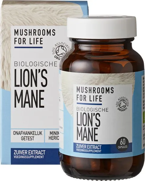 Mushrooms for life Lion'S Mane Capsules (60 stuks)