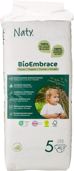 Naty Luiers Maat 5 (11-25 Kg), Economy Pack (40 stuks)