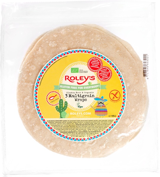 Roley's Wraps Multigrain Glutenvrij (195 gr)